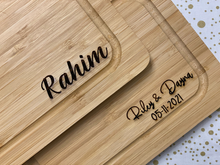 Load image into Gallery viewer, Name Engraving Cutting Board