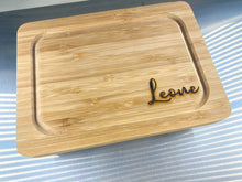 Load image into Gallery viewer, Name Engraving Cutting Board