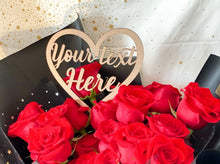Load image into Gallery viewer, Custom Heart Topper