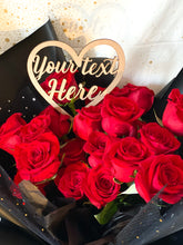 Load image into Gallery viewer, Custom Heart Topper