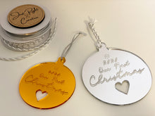 Load image into Gallery viewer, Mirror Glass Ornaments