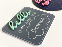 Load image into Gallery viewer, Newborn Announcement Sign