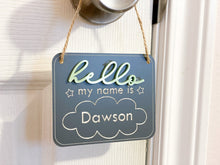 Load image into Gallery viewer, Newborn Announcement Sign