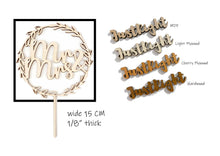 Load image into Gallery viewer, Custom Words Cake Topper