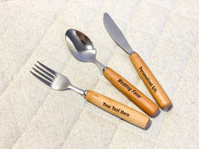 Load image into Gallery viewer, Personalized Wooden Utensils