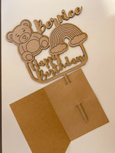 Load image into Gallery viewer, Baby Wood Cake Topper