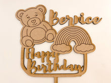 Load image into Gallery viewer, Baby Wood Cake Topper