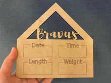 Load image into Gallery viewer, Birth Announcement Card