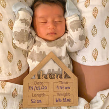 Load image into Gallery viewer, Birth Announcement Card