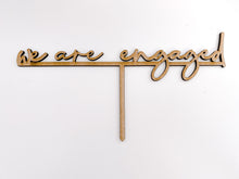 Load image into Gallery viewer, Engaged Cake Topper