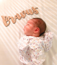 Load image into Gallery viewer, Baby name sign