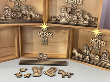 Load image into Gallery viewer, Christmas gift- Nativity Scene Box
