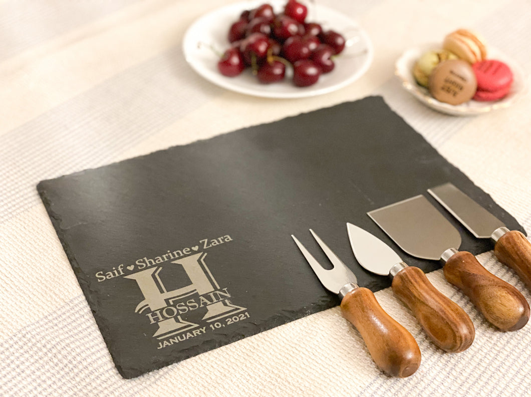 Personalized Cheese Slate